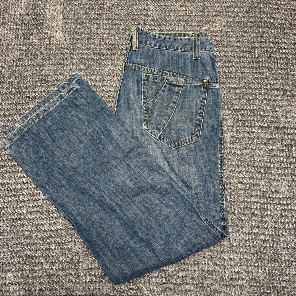 Vintage Jeep Mens Special Denim Straight Leg Jeans‎ Size 33x30 Blue Wash